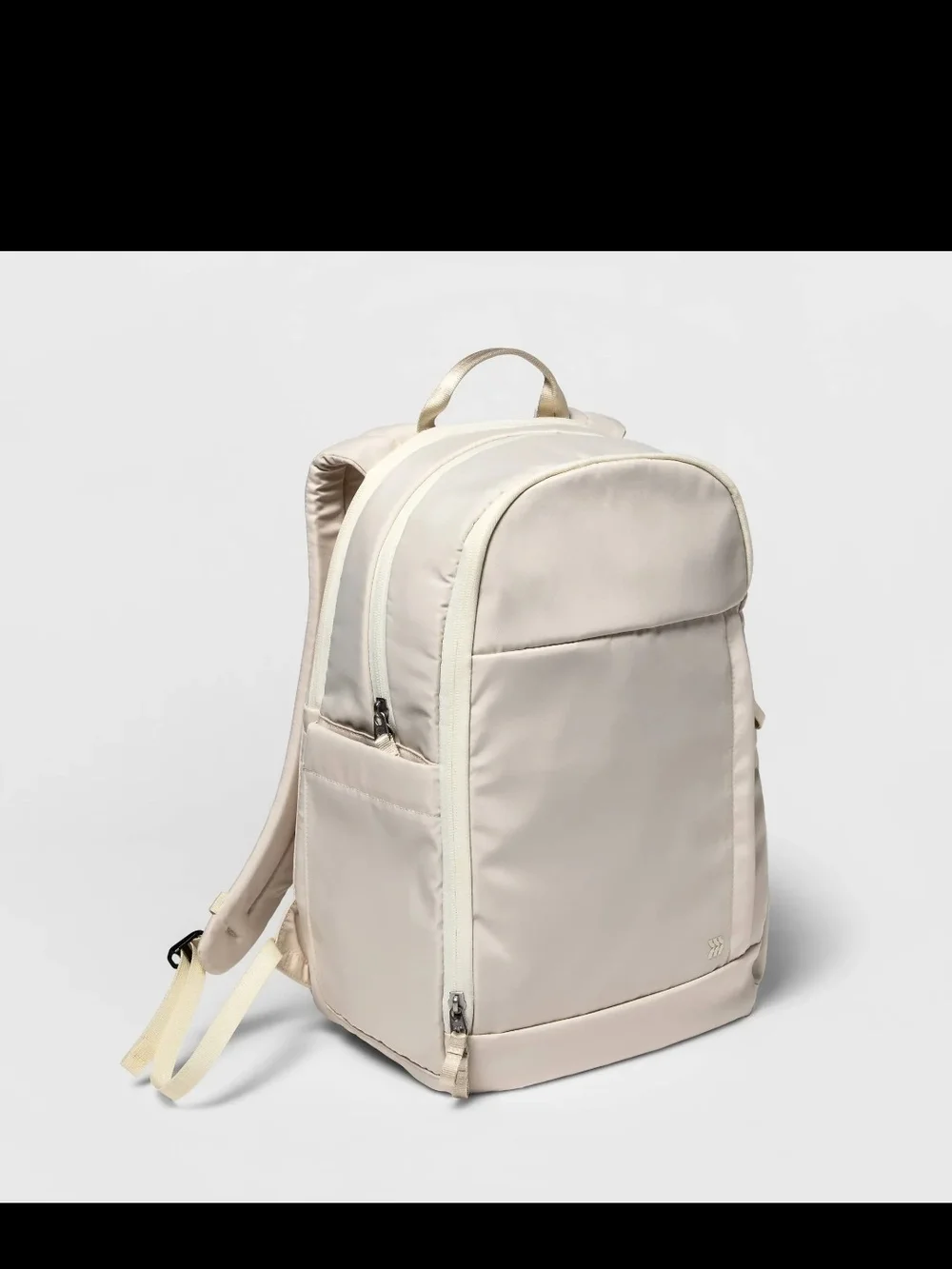 All In Motion 17.5 In Lifestyle Water Repellent Backpack Book Bag Off-white Nwt